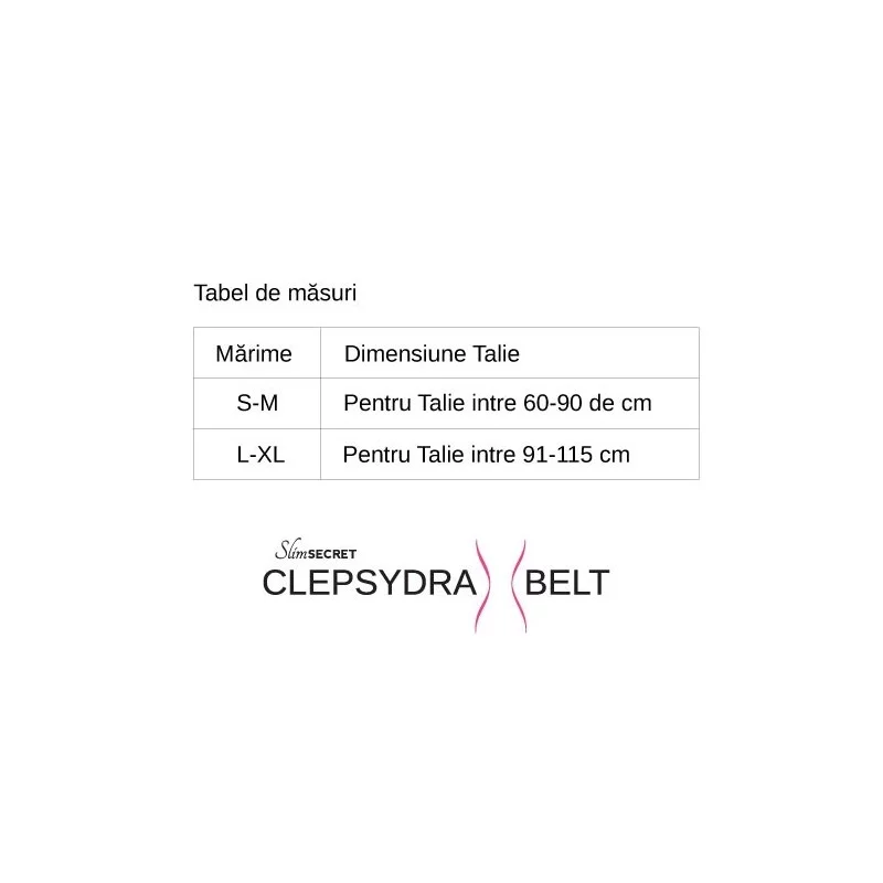 Centura de Modelare Clepsydra Belt - SlimSecret